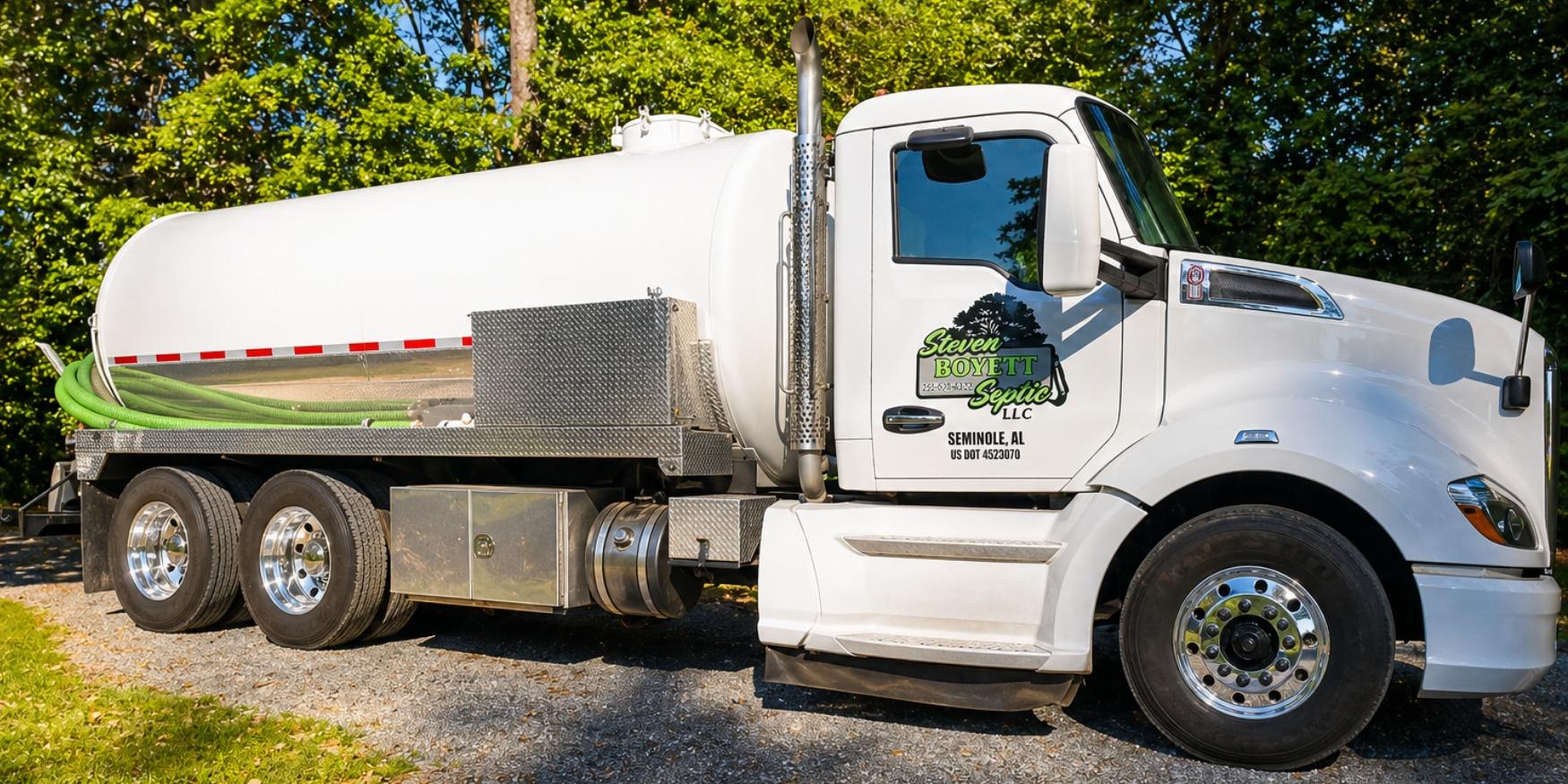 Steve Boyett's Septic Tank Pumping Truck